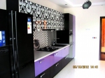 Кухненски шкафове МДФ гланц с принт елементи